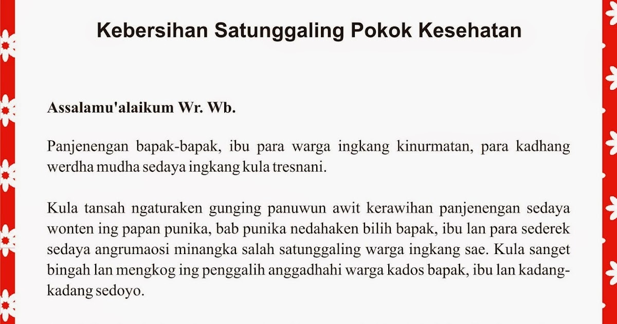 Contoh Cerita Rakyat Bahasa Jawa - Contoh QQ