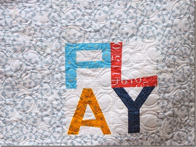 PLAYING WITH BALLS backside modern quilt pattern ZEN CHIC