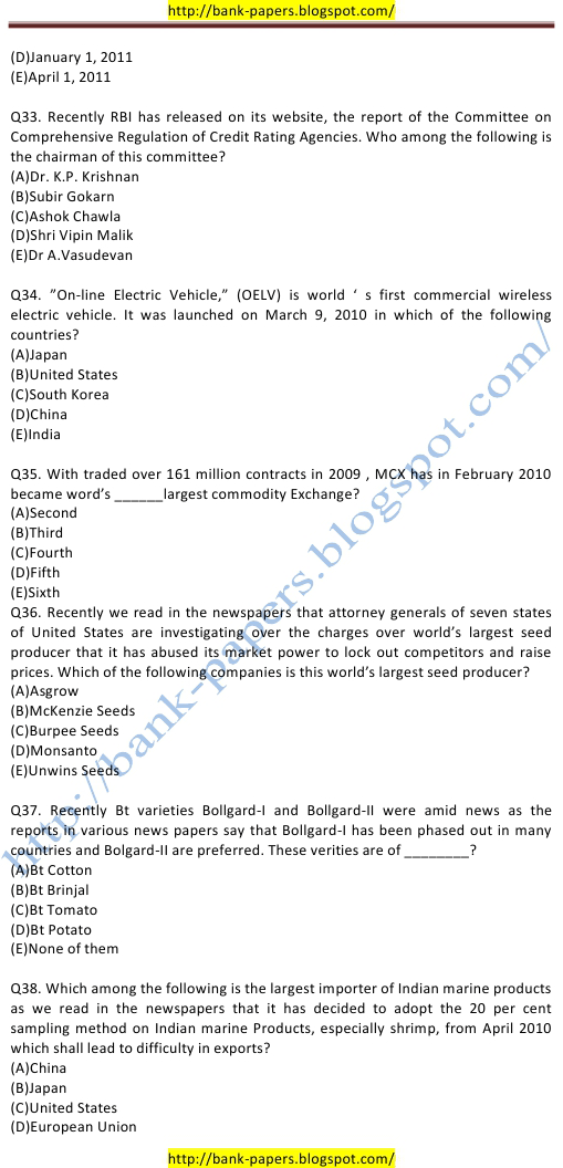 canara bank previous question papers