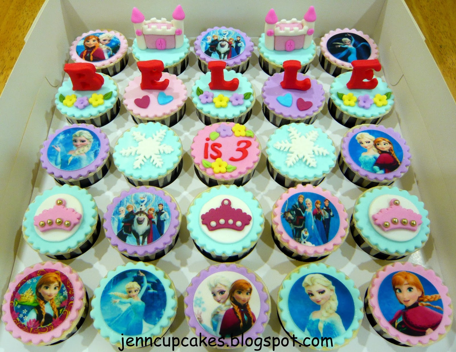  Walmart  Disney Frozen Cupcakes  Party  Invitations Ideas 