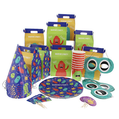 personalised parties monsters party pack 