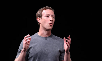 CEO and co-founder Mark Zuckerberg speaks during a press conference