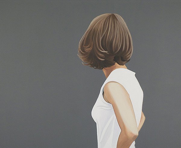 Back Portrait Paintings by Sabine Liebchen