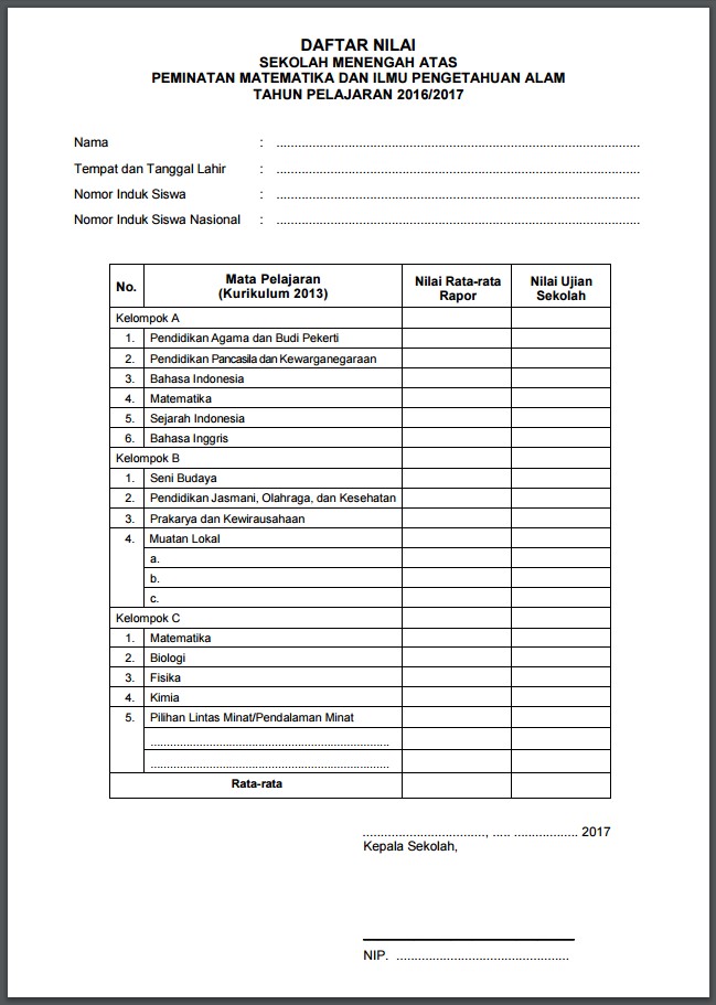 >Juknis Penulisan Blangko Ijazah 2017-Mardiyas.Com