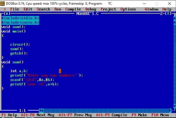 function with no arguments and no return value