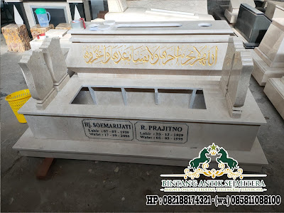 Makam Kijing Islam Marmer Pembuatan Pengrajin Tulungagung