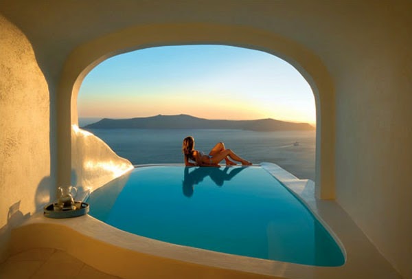 7. Katikies Hotel, Santorini, Hellas (Greece) - Top 10 Marvelous Pools in the World