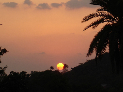 Sunset view from Mount Abu Rajasthan