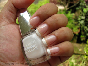 Lakme color crush no 26, Lakme color crush no 26 review, french manicure