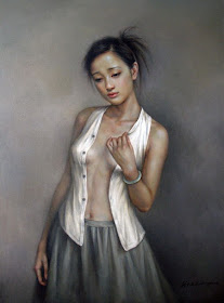 Retratos De Mujeres Chinas Oleo Liushi Zong