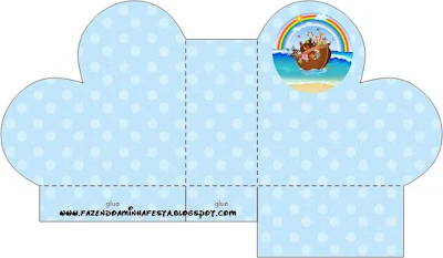 Noah´s Ark for Boys Heart Shaped Open Box.