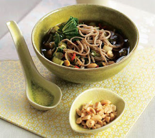 black bean soup with soba