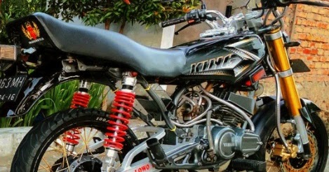 Modifikasi Rx King Warna Hitam Super Keren Dunia Otomotif