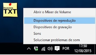 DominioTXT - Dispositivo de Reprodução W10