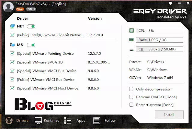 Download Easy Driver 7 bộ cài Driver cho Windows 7
