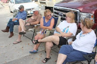 Photo of birthday party guests.