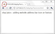 adding website address bar icon or favicon