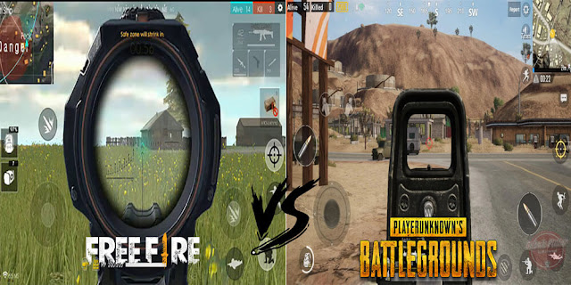 Perbandingan Free Fire vs PUBG Mobile