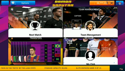  A new android soccer game that is cool and has good graphics Download DLS 2020 Mod PES 2020 Full Mega Mod