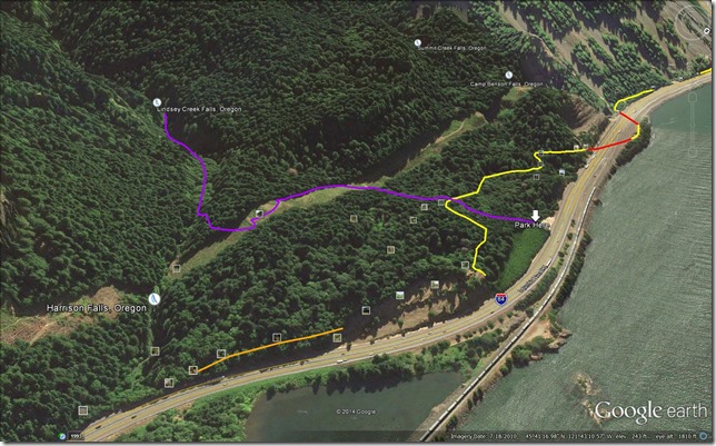 Upper Lindesy Creek Map