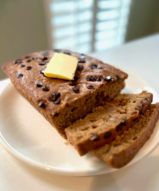 Pumpkin Nut Bread with Chocolate Chips