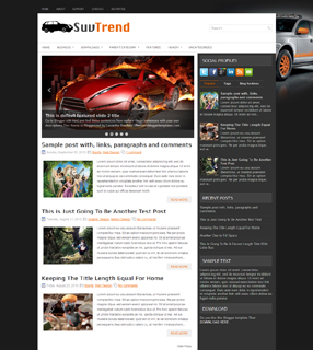 SuvTrend Blogger Template