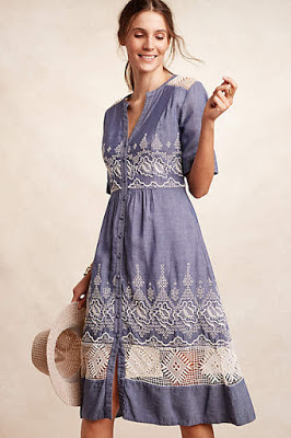 bohemian skirts and dresses from women's bohemian style fashion favorite Anthropologie