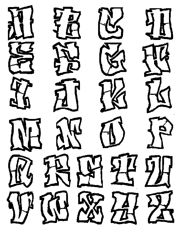 Graffiti Letters ABC graffiti letters abc. Graffiti Letters ABC