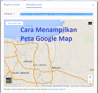 [New] Cara Menampilkan Peta Google Map Di Postingan Dan Widget Blog