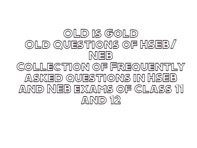 hseb neb old questions