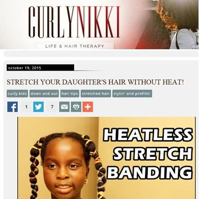 CurlyNikki - Heatless Stretching Natural Hair: Banding