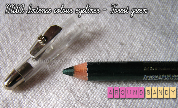 MUA - Intense Colour Eyeliners forest green review swatches opinión