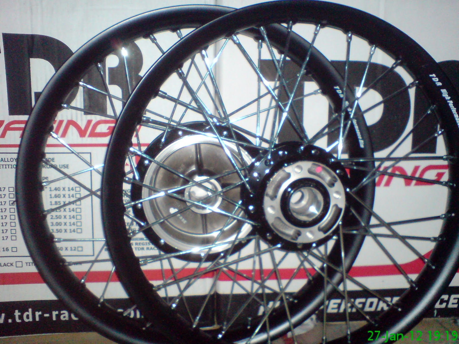 Velg TDR Black Untuk Jupiter MX Velg Motor Murah