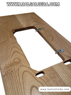 Mesa de coser en madera espacio para máquina de coser