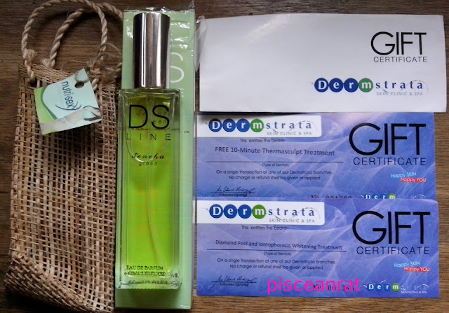 DS Line Sencha Green perfume, dermastrata gift certificate,