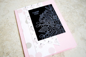 Thank You Card by Jess Crafts using Simon Says Stamp June 2017 Card Kit Blissful