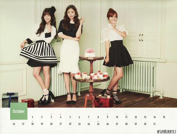 Apink calendar 2015 scans Chorong Naeun Eunji