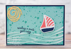 Swirly Bird Boat Card featuring Stampin' Up! UK supplies - buy them here