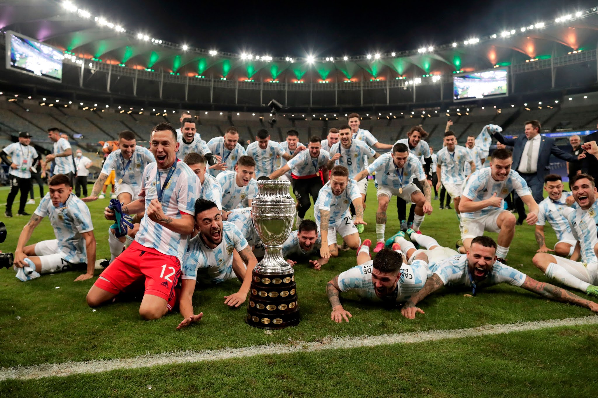 GALERIA DE FOTOS: Las mejores imágenes de Argentina campeón de la Copa América 2021 en el Maracaná
