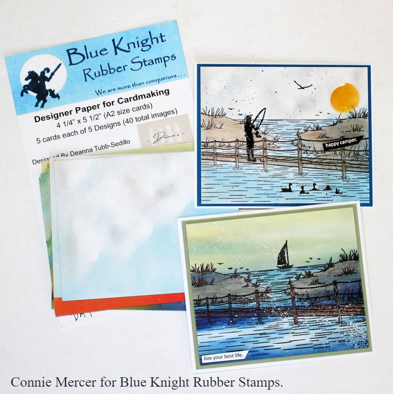 crafty goodies: Designer Paper by Blue Knight Rubber Stamps ~ Foot Bridge!