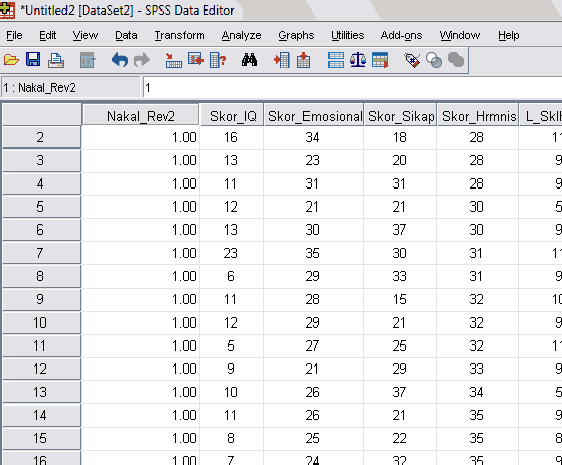 Tutorial Modul Elearning Pengolahan data: Contoh Kasus 