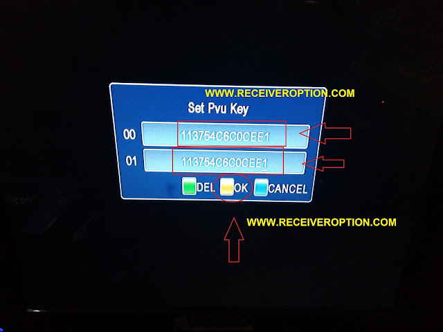 STAR TRACK 5800HD RECEIVER POWERVU KEY OPTION