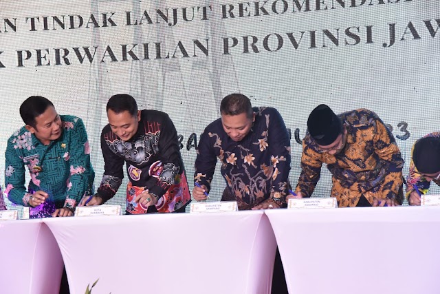 Enam Kepala Daerah Tandatangani Rekomitmen Penyelesaian TLRHP 