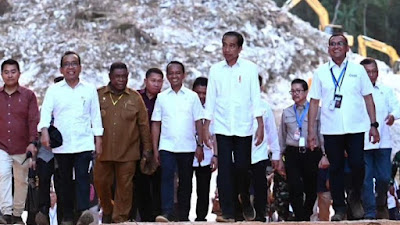Kunjungan Presiden Joko Widodo ke Pabrik Pupuk Baru di Kabupaten Fak Fak, Papua Barat