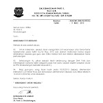 Contoh Surat Rasmi Cuti Kolej
