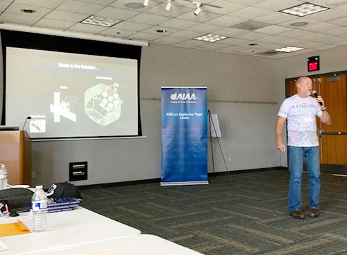 Dr. Joel Sercel describes Trans Astronautica Corp. vision of how asteroid mining lowers the cost of going out into space