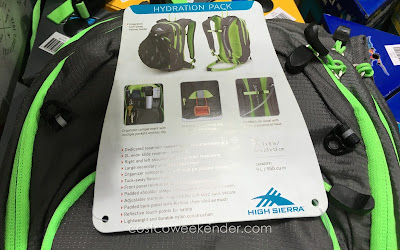 High Sierra Visalia 9 Hydration Pack - Stay hydrated this summer during those miles on the bike