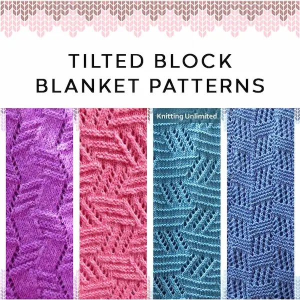 🧶 The complete list of Tilted Block Blankets