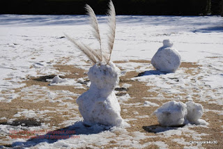 雪だるま写真