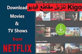 Kigo Netflix Video Downloader 1-2-1 تنزيل مقاطع فيديو NetFlix